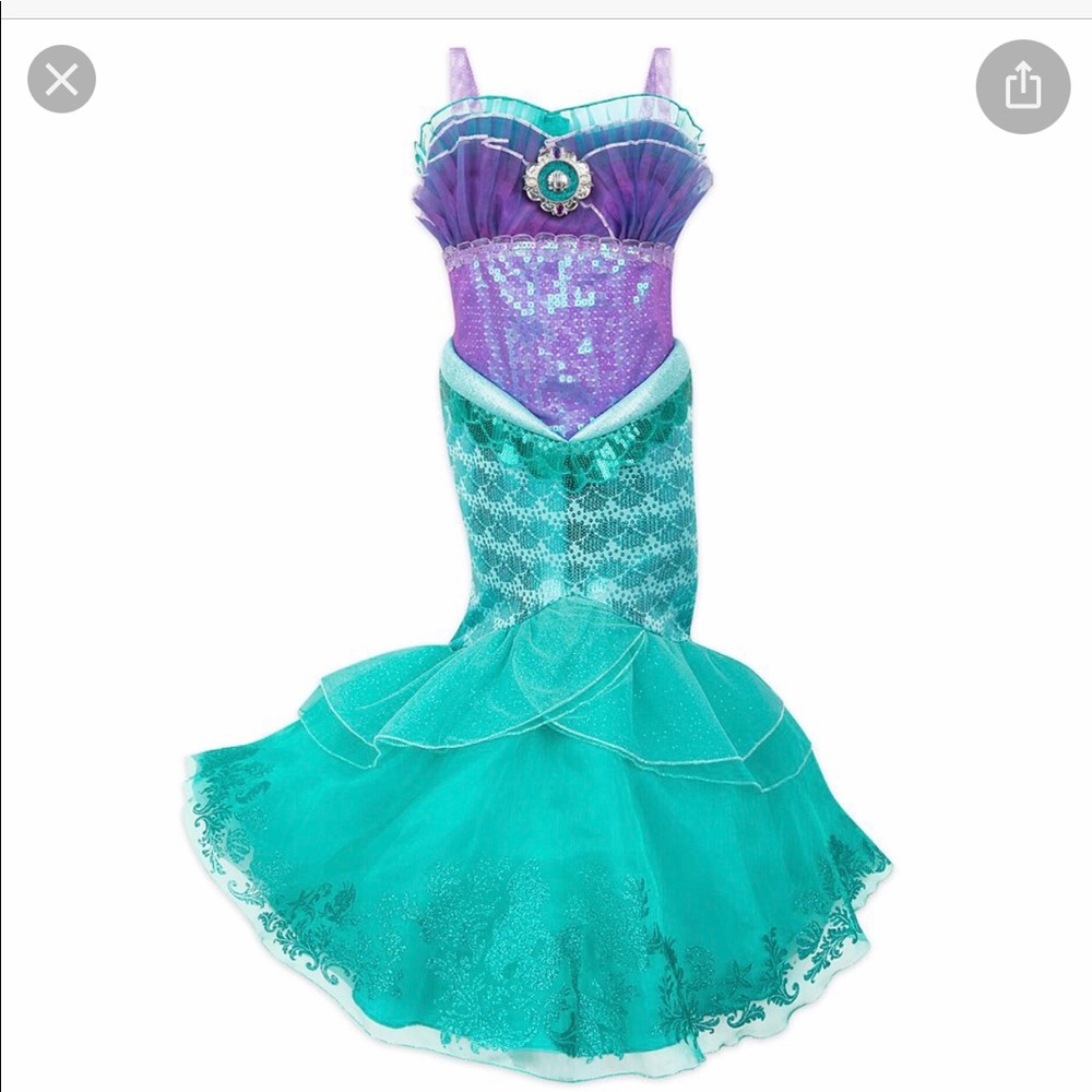 Girls Little Mermaid costume 7/8